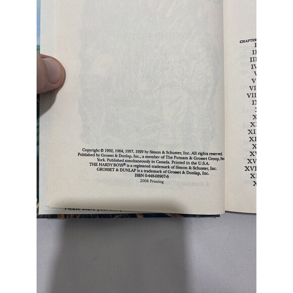 Hardy Boys The Secret of The Caves Volume 7 Hardcover By Franklin W. Dixon - Picture 7 of 8